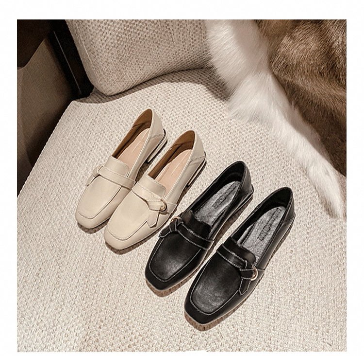 Steporae Classic Square-Toe Horsebit Work Loafers for Women - Image 5