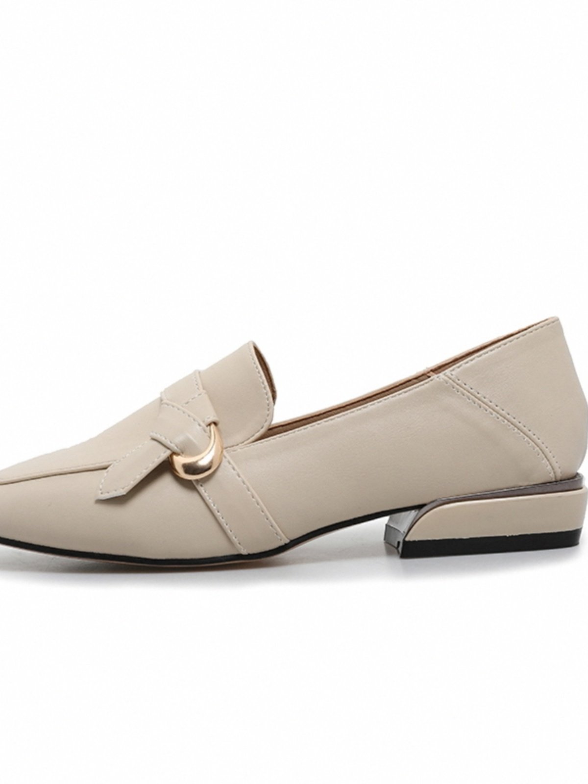 Steporae Classic Square-Toe Horsebit Work Loafers for Women - Image 4